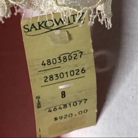 Sakowitz vintage dress NWT ❤️ size 8 - Picture 6 of 6
